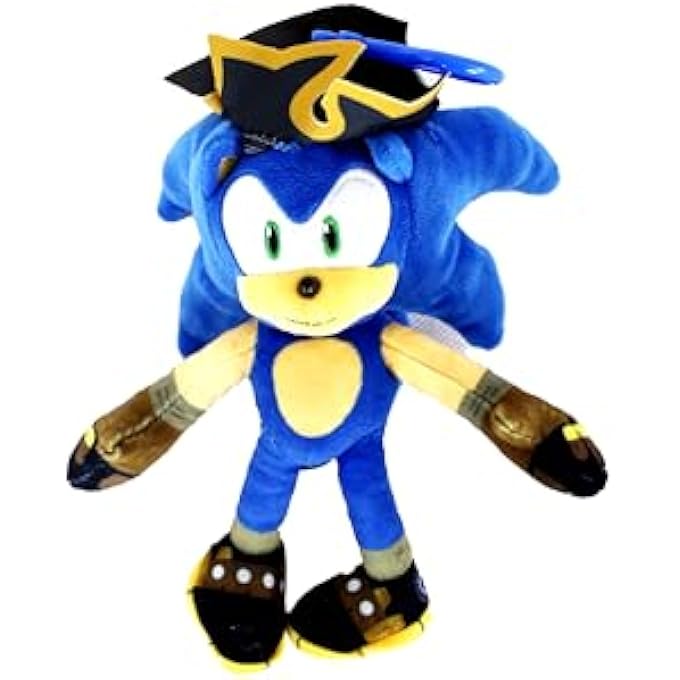 SONIC PLUSH CLIP 6-INCH - NETFLIX SERIES, LICENSED, BOYS & GIRLS, HUGGABLE SONIC, ASSORTED, EACH SOLD SEPARATELY - Image 1
